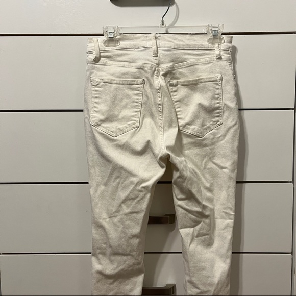 BDG Urban Outfitters White High Rise Cropped Skinny Jeans - Picture 3 of 7